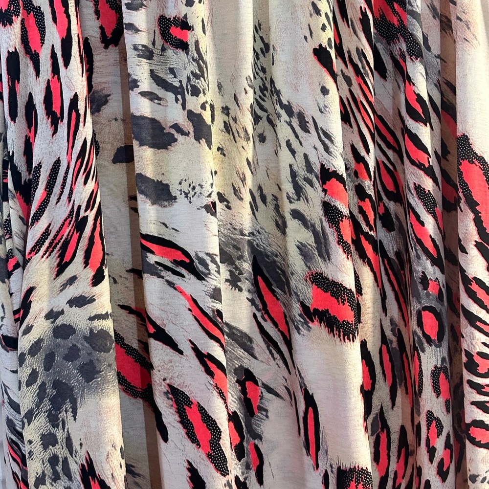 Vibrant Animal Print Dress - Picture 4 of 5
